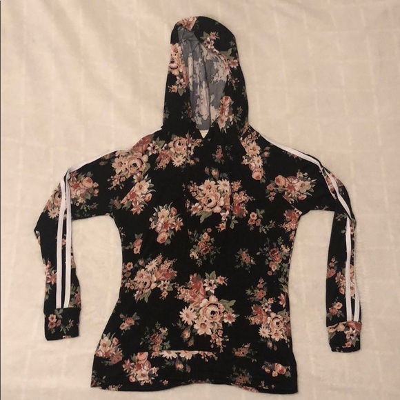 floral hoodie - Picture 1 of 3